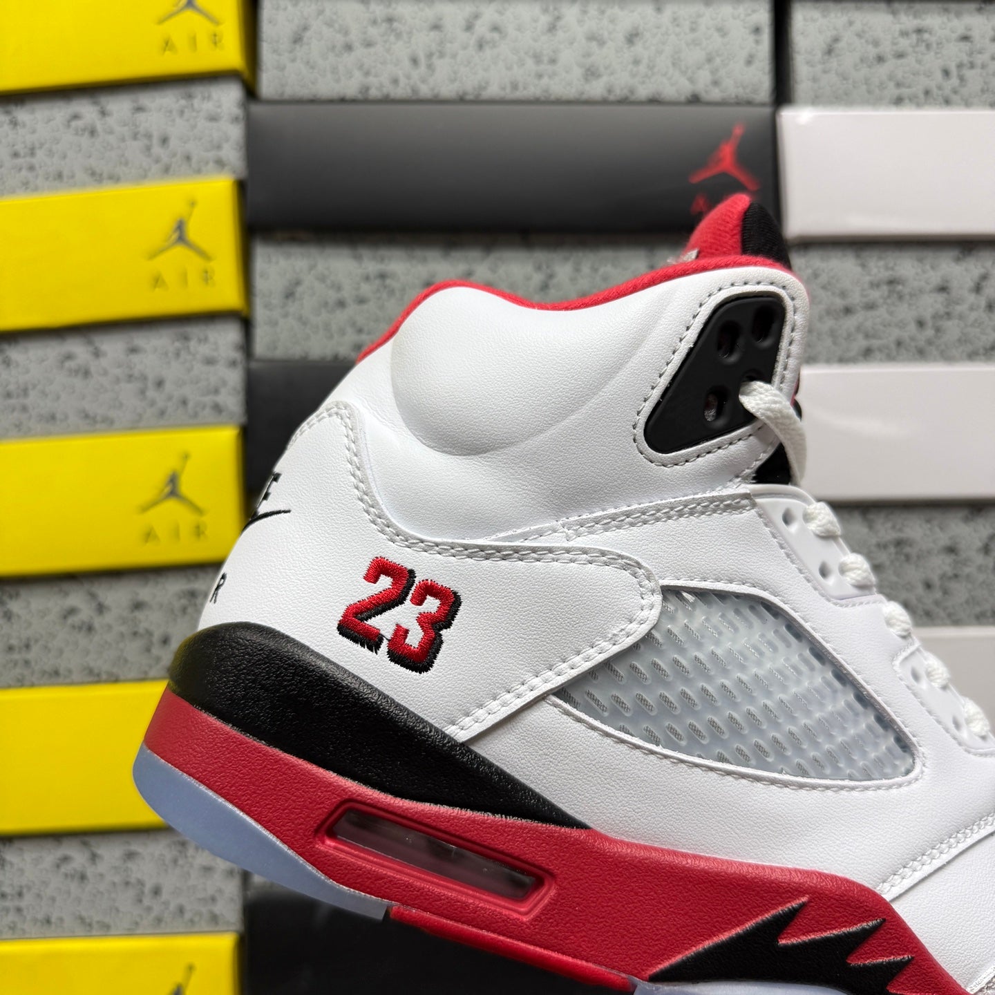 jordan 5 fire red