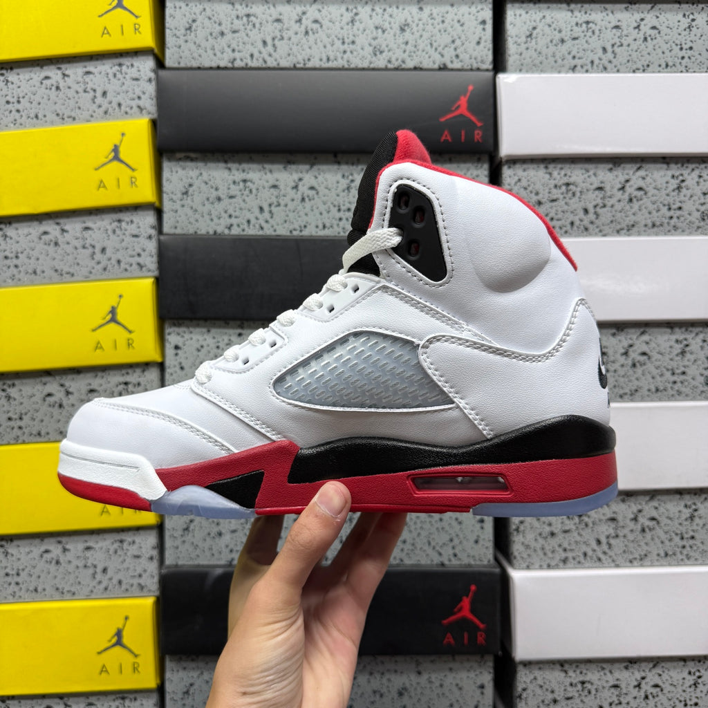 jordan 5 fire red